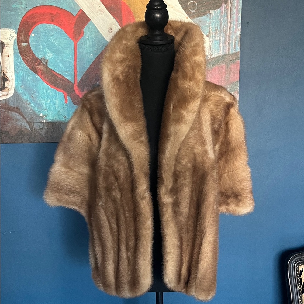 Vintage Macy’s Fur Stole Coat